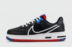 кроссовки Nike Air Force 1 React D/MS/X Black / White Red
