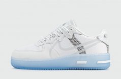 кроссовки Nike Air Force 1 React D/MS/X Grey Sky Blue