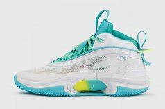 кроссовки Nike Air Jordan 36 Sea / White