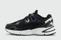 кроссовки Adidas Astir Silver Black / White Wmns