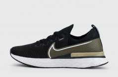 кроссовки Nike React Infinity Run Flyknit Black Grey / White 