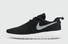 кроссовки Nike Roshe Run Black / White Wmns