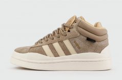 кроссовки Adidas Campus Beige / White with Fur