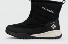 сапоги Columbia Black White With Fur