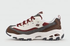 Кросовки Skechers D Lites White \ Brown Wmns