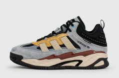 кроссовки Adidas Niteball Grey Beige with Fur