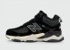 кроссовки New Balance 9060 Mid Black / White with Fur