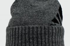 шапка Adidas Grey Black logo