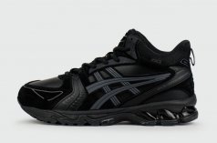 кроссовки Asics Gel-Kayano 14 Mid Black with Fur