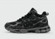 кроссовки Asics Gel-NYC Mid Black Grey with Fur