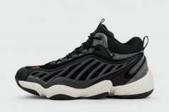 кроссовки Packer x Adidas FYW Intimidation Black / White with Fur