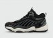 кроссовки Packer x Adidas FYW Intimidation Black / White with Fur