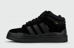 кроссовки Adidas Campus Black with Fur