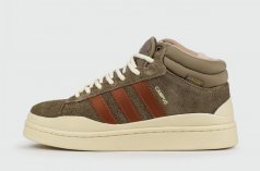 кроссовки Adidas Campus Brown White with Fur