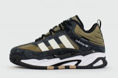кроссовки Adidas Niteball Olive / Black with Fur