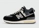 кроссовки New Balance 574 Mid Black / White with Fur Wmns