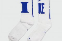носки Nike White Blue