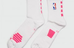 носки Nike NBA White Pink