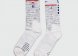носки Nike NBA White Grey Stripes