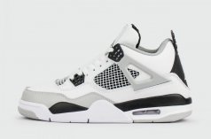 кроссовки Nile Air Jordan 4 Retro White / Black