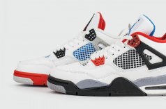 кроссовки Nile Air Jordan 4 Retro White / Multicolor new