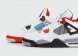 кроссовки Nile Air Jordan 4 Retro White / Multicolor new