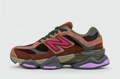 кроссовки New Balance 9060 Brown Pink Mix Wmns