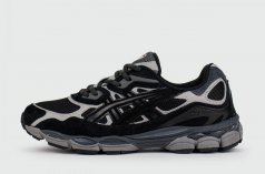 кроссовки Asics Gel-NYC Black Grey new