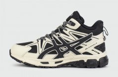 кроссовки Asics Gel-Kahana 8 Mid White Black Wmns with Fur