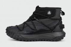 кроссовки Nike ACG Mountain Fly Mid Grey Black with fur