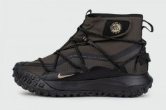 кроссовки Nike ACG Mountain Fly Mid Brown Black with fur
