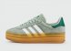 кроссовки Adidas Gazelle Bold Green / Gum Wmns