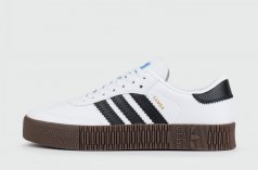 кроссовки Adidas Sambarose White Black / Gum Wmns