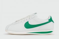 кроссовки Nike Cortez Classic Leather White Green