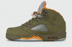 кроссовки Nike Air Jordan 5 Retro Olive