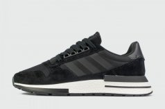 кроссовки Adidas ZX 500 Boost Black / White Wmns