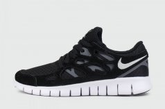 кроссовки Nike Free Run +2 Black White