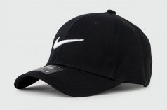 кепка Nike Black White Swoosh
